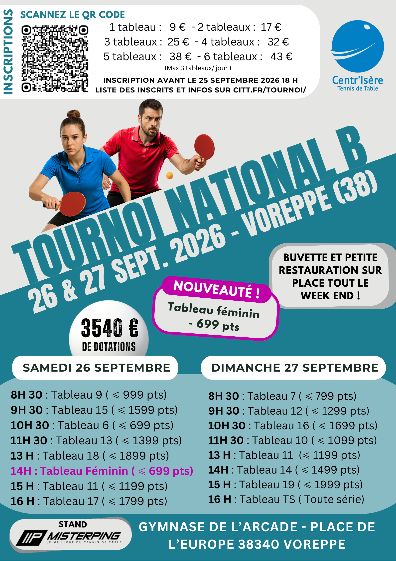 Tournoi CITT 2026